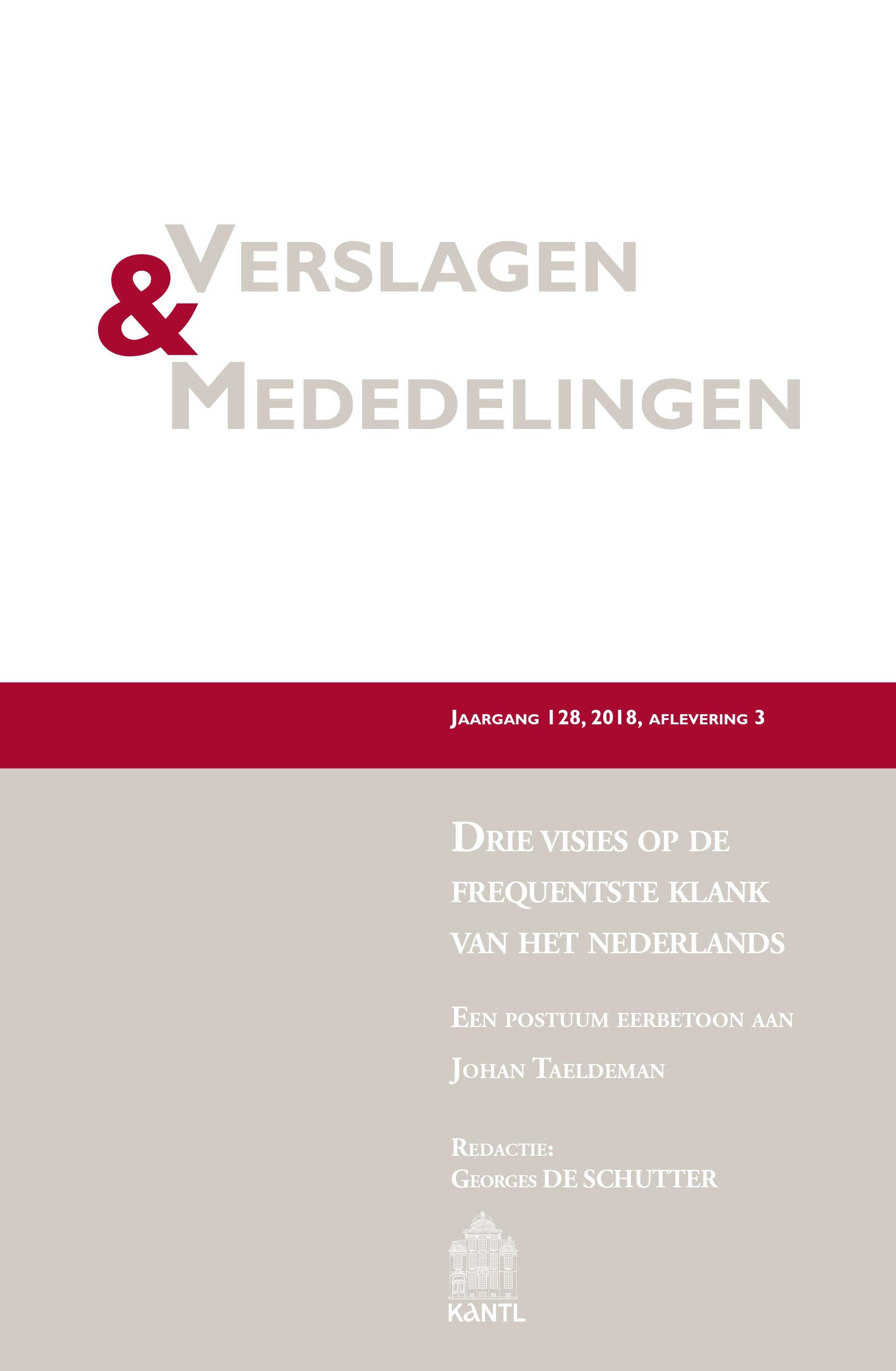 Frontcover V&M 2018-3